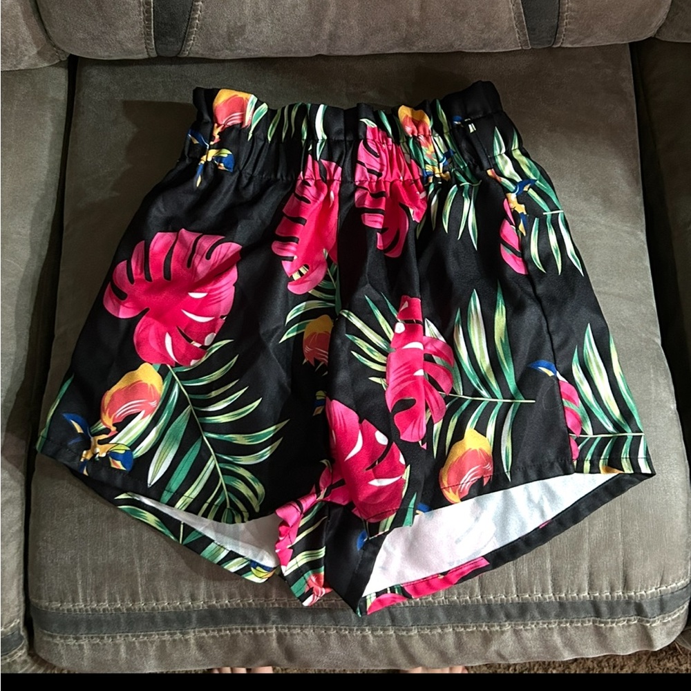 Floral summer shorts